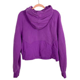 Lululemon Purple Scuba Half Zip Hooded Sweatshirt-Size M/L (see notes)