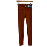 LINC Brown/Leopard Print Leggings- Size S (we have matching sports bra, Inseam 27”)