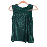 Grace Karin Green Sequins Twisted Neckline Top NWT- Size S