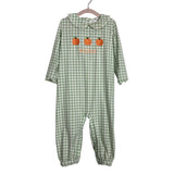 Cecil And Lou Green Gingham Walker/Pumpkin Outfit - Size 2T (See Notes)