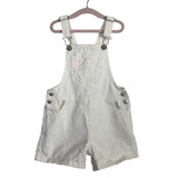 Zara White with Embroidered Fruit Short Denim Overalls- Size 2-3 years (see notes)