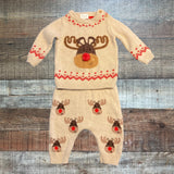 Next Baby Reindeer Two Piece Sweater Pant Set- Size NB (Up to 1 Month)