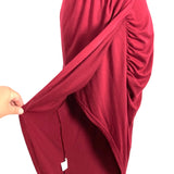 BTFBM Burgundy One Shoulder Dress NWT- Size L