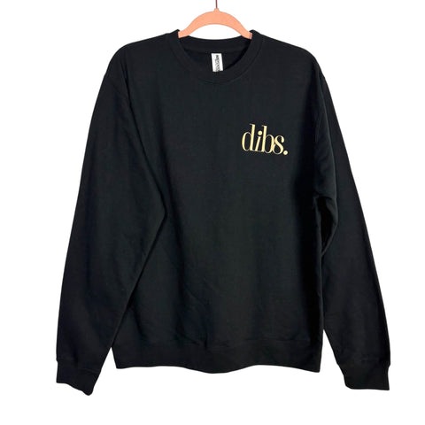 Independent Trading Company Black Dibs. Sweatshirt- Size M
