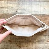 Lauren Merkin Cream Leather Clutch (see notes)