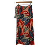 Dress Forum Colorful Palm Print Wrap Skirt NWT- Size S