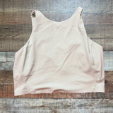 Lululemon Mint Green Built in Shelf Bra Cropped Tank- Size 14