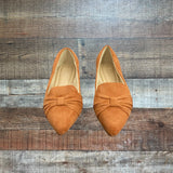 Musshoe Tan Knot Flat Shoes- Size 7.5 (NEW)