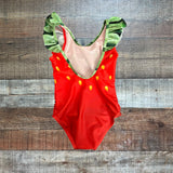 Molo Strawberry Ruffle Swimsuit- Size 3Y (see notes, sold out online)