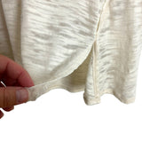 We The Free Beige V-Neck Top - Size M (See Notes)
