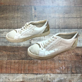 Steven by Steve Madden White Leather Star Sneakers- Size 7 (see notes)