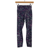 Lululemon Purple/Pink/Blue Floral Print Wunder Under High Rise Leggings NWT- Size 4 (Inseam 25")