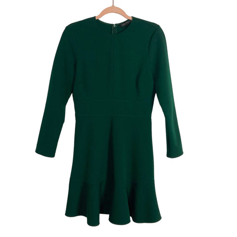 Zara Woman Deep Green Dress- Size M The Saved Collection Zara Woman Deep Green Dress- Size M The Saved Collection