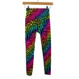 K-Deer Neon Animal Print Sneaker Length Leggings- Size S (sold out online)