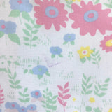 Beaufort Bonnet Company Pastel Floral Pattern with Pink Piping Romper- Size 4T (see notes)