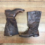 FRYE Dark Brown Leather Boots- Size ~8.5 (see notes)