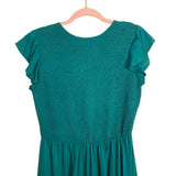ANRABESS Green Smocked Bodice Dress NWT- Size S