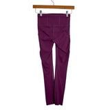 Lululemon Purple Side Pocket Leggings - Size 2 (Inseam 23")