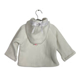 Widgeon White Bow Hooded Jacket - Size 3M