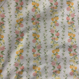 Minnow Citrus and Floral Print with Back Ribbon Bow Swimsuit- Size 3/4T (see notes, we have matching swimsuit)