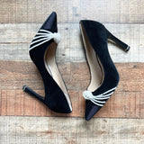 White House Black Market Black Pearl Stiletto Pumps- Size 8.5 (LIKE NEW, sold out online)