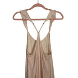 Saltwater Luxe Side Slit Asymmetrical Hem Ruffle Tank Dress- Size S