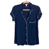 Eberjay Navy Two Piece Pajama Set- Size S (sold as set)