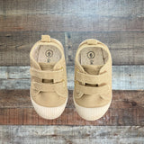 Cat & Jack Toddler Gold Velcro Sneakers- Size 6