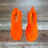UGG Neon Orange Booties- Size 7