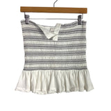 Anthropologie Maeve Ivory Strapless Top NWT- Size S