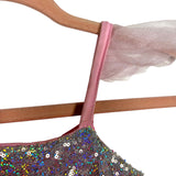 Great Pretenders Sequins Tulle Skirt Dress- Size 7-8 (see notes)