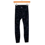 Lululemon Black Camo Leggings - Size 4 (Inseam 25")