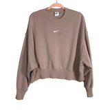 Nike Tan Oversized Sweatshirt- Size S (see notes)