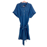 Talbots Modern Denim with Tie Belt Shirt Dress- Size 20W (sold out online)
