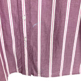Madewell Mauve/Pink/White Striped Oversized Button Up- Size XL (see notes, sold out online)