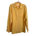UNI QLO Linen Button Up Top- Size XL