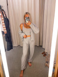 Open Edit Grey 3 Piece Cozy Knit Lounge Set- Size XS (sold as set,  sold out online)