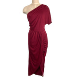 BTFBM Burgundy One Shoulder Dress NWT- Size L