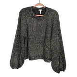 Leith Silver Tinsel Sweater - Size L