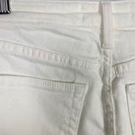 Just Black Denim Off White Front Pocket Flare Jeans- Size 25 (see notes, Inseam 27”)