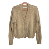 All In Favor Beige Cardigan - Size S (See Notes)