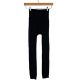 Halston Black Fleece Lined Leggings- Size L/XL (Inseam 24.5')