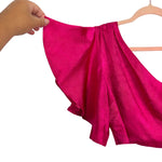 Lovers And Friends Pink Satin One Shoulder Top - Size XS