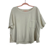 We The Free Beige Front Pocket Top - Size S (See Notes)