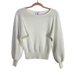 L'Academie Ivory Ribbed Sweater- Size S