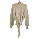 Tularosa Cream Balloon Sleeve Turtleneck Sweater - Size M (Sold Out Online!)