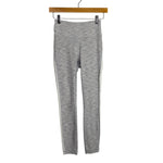 Lululemon White/Heathered Grey Side Stripe Leggings - Size 4 (Inseam 24")