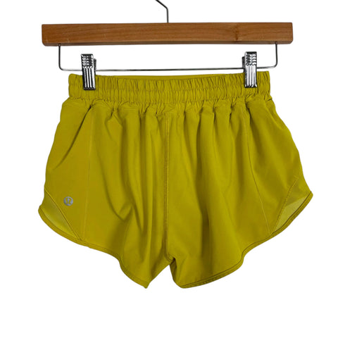 Lululemon Lime Lined Shorts- Size 4