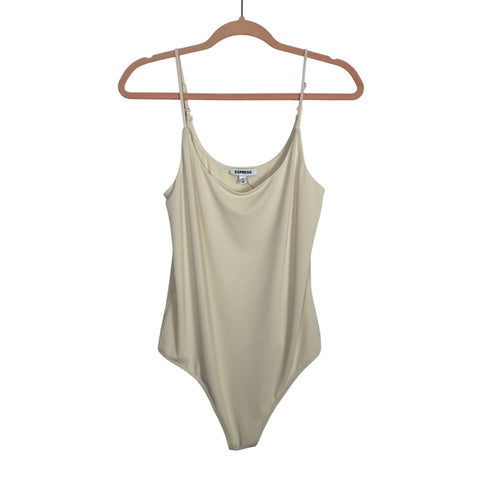Express Cream Tank Top Bodysuit - Size M