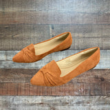 Musshoe Tan Knot Flat Shoes- Size 7.5 (NEW)